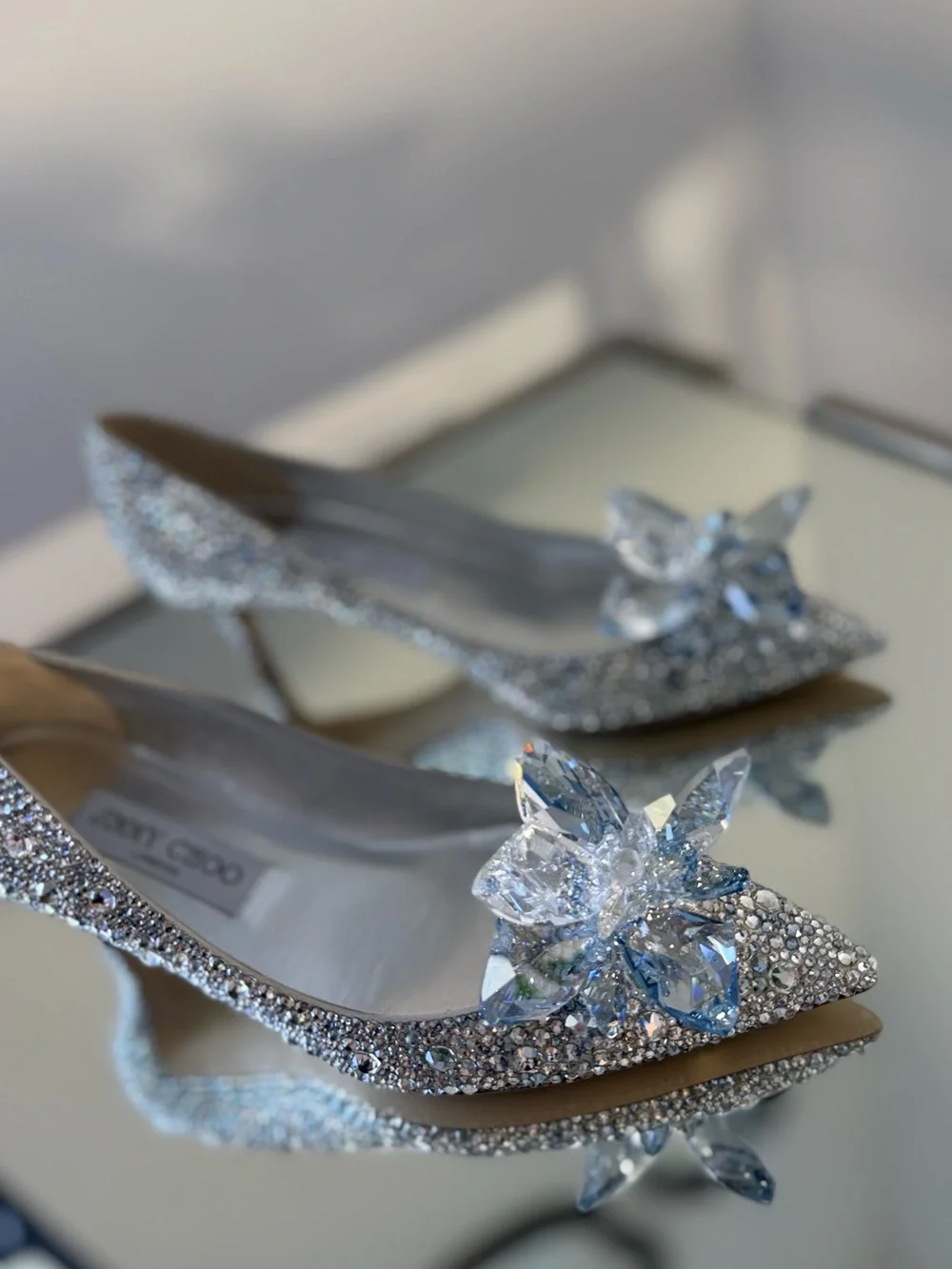 New Jimmy Choo Allure Crystal Covered Pointy Toe Pumps $4,900 38 - Picture 15 of 15